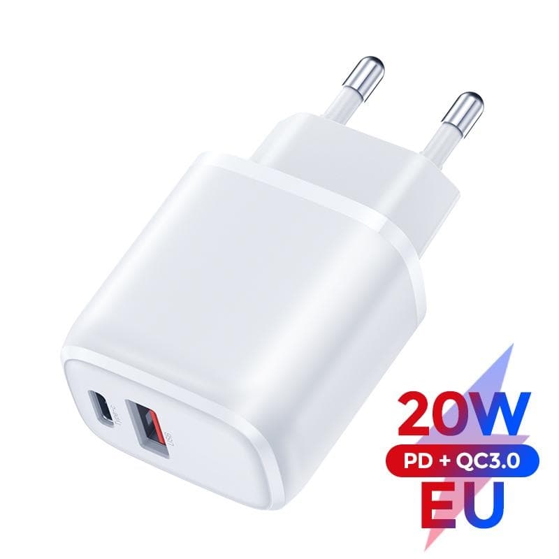 Joyroom  20W Dual Port PD+QC3.0 Travel Charger 10.00 JOD