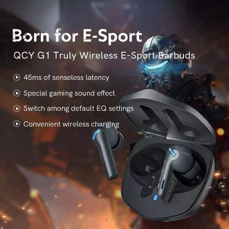 QCY G1 Gaming Earbuds 45ms Ultra Low Latency