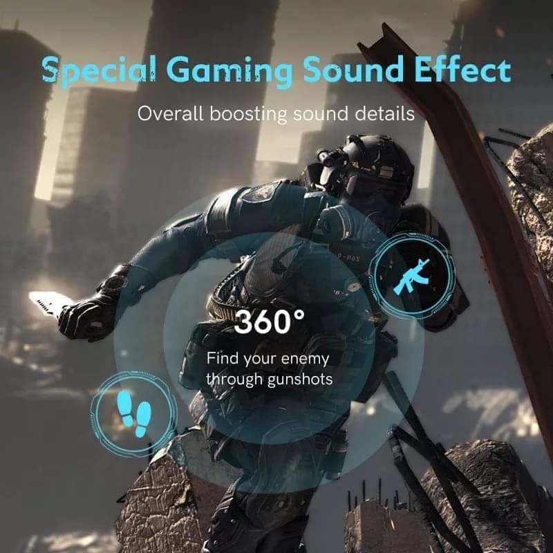 QCY G1 Gaming Earbuds 45ms Ultra Low Latency