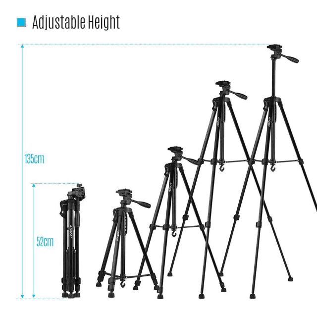 Tripod 3366 Stand Heavy Quality for Digital Camera