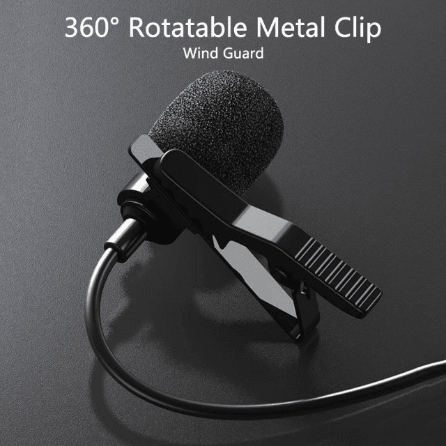 Lavalier Wired Microphone With 3.5mm Adapter