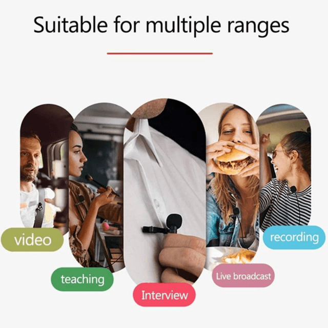 Lavalier Wired Microphone With 3.5mm Adapter