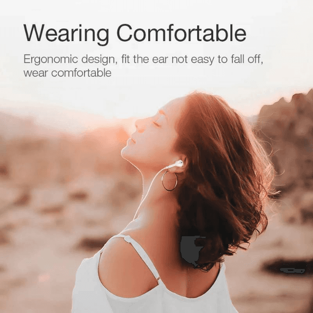 Lighting Earphone Wired Headphones HiFi Stereo Earbuds