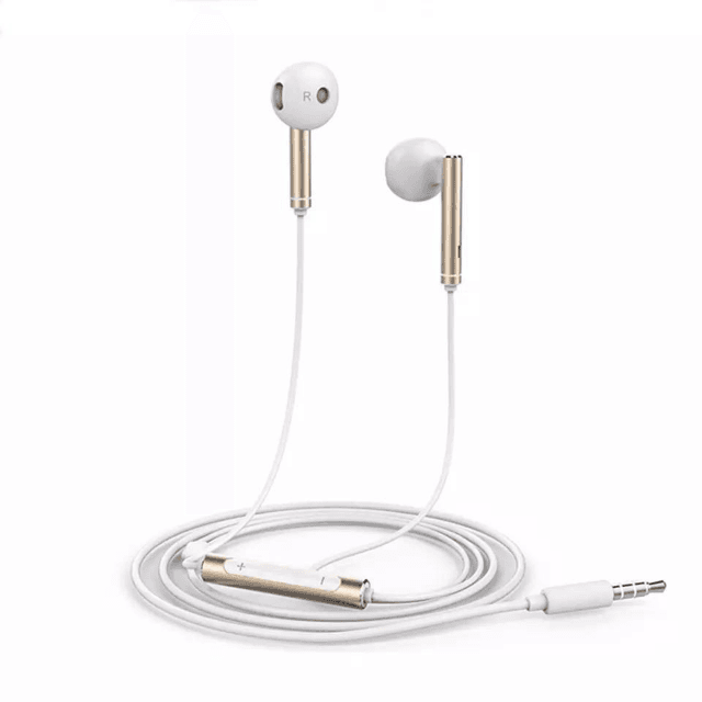 Original Huawei Earphone AM 116 Volume Mic 3.5mm Metal