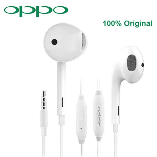 OPPO R11 Earphone 3.5mm Plug Wire Controller Headset