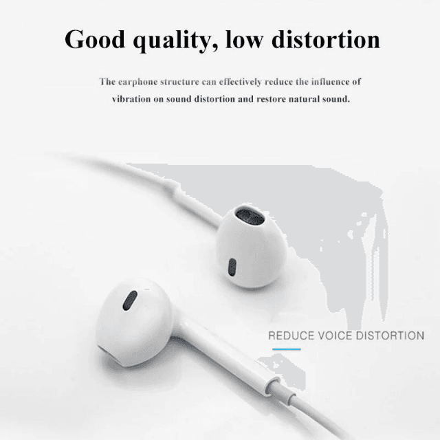OPPO R11 Earphone 3.5mm Plug Wire Controller Headset