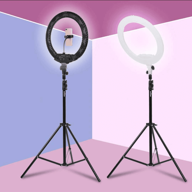26cm 3 Colour Ring Light & Stand Adjustable