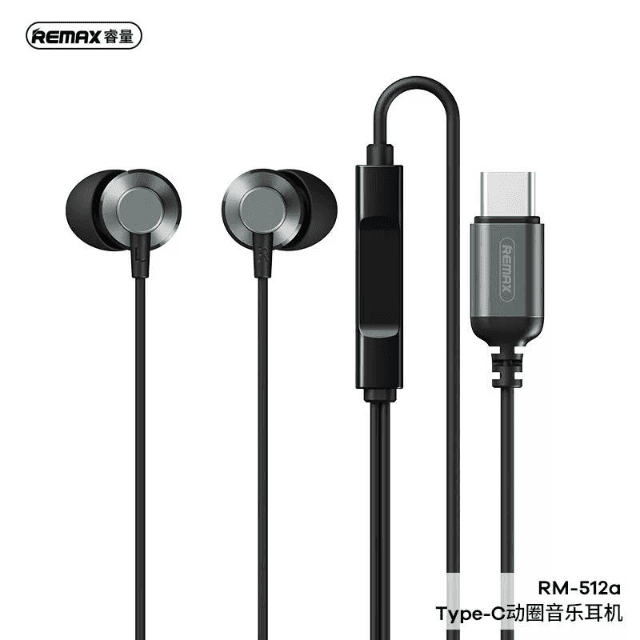Remax RM-512a Type-c Wired Earphones In-Ear Comfortable