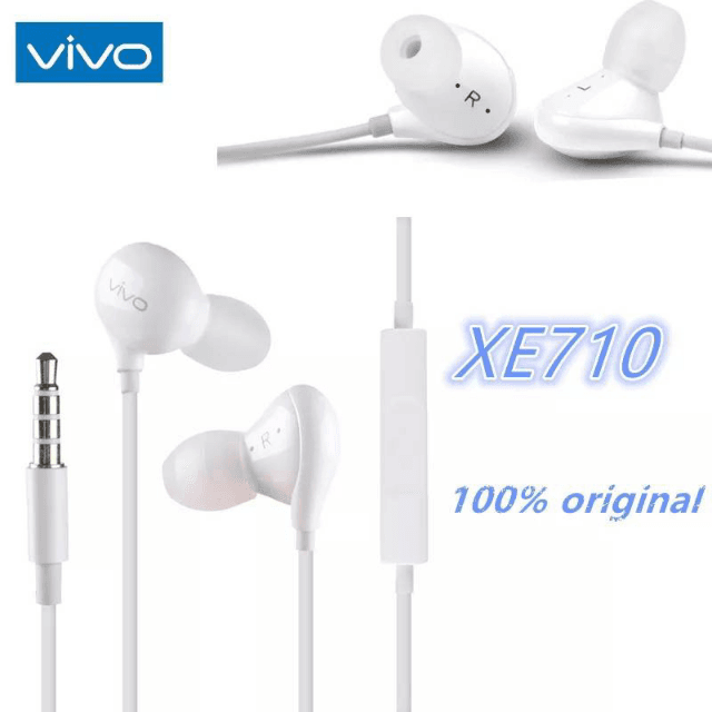 VIVO original XE710 earphone Hi-Fi sound with 3.5mm Plug