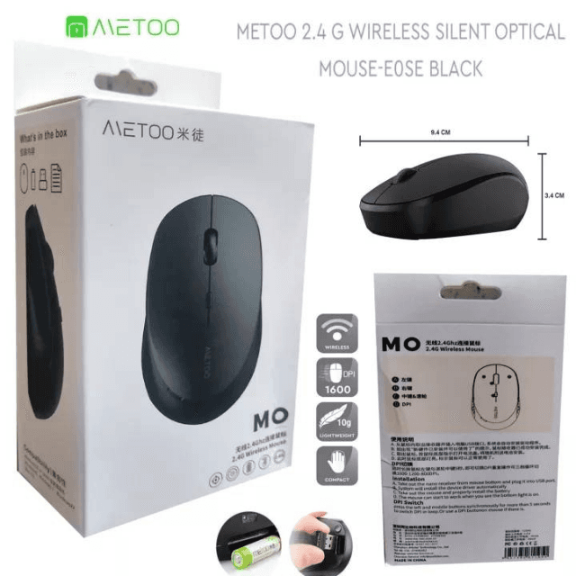 Wireless Mouse METOO MO 2.4GHz Silent click Wireless Mouse