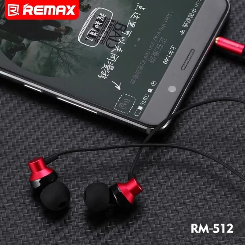 Remax RM-512 3.5mm In-Ear Earphone Comfortable