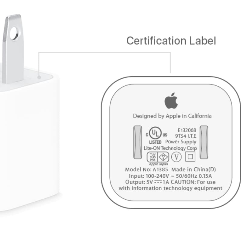 Apple IPhone Adapter 5W