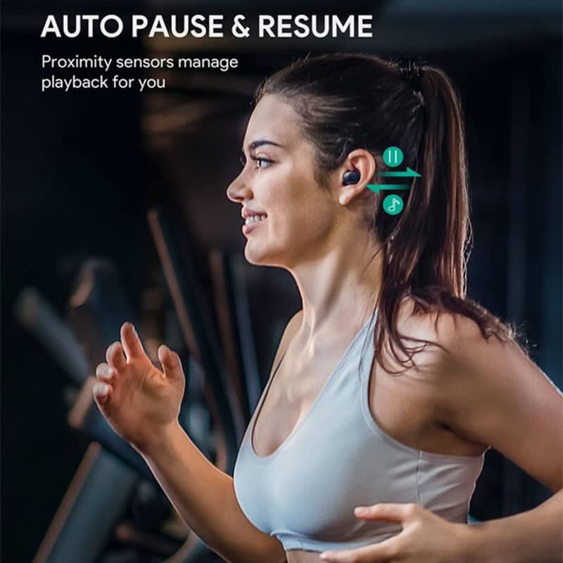 Aukey EP-T31 Wireless Charging Earbuds Elevation in-ear Detection Black