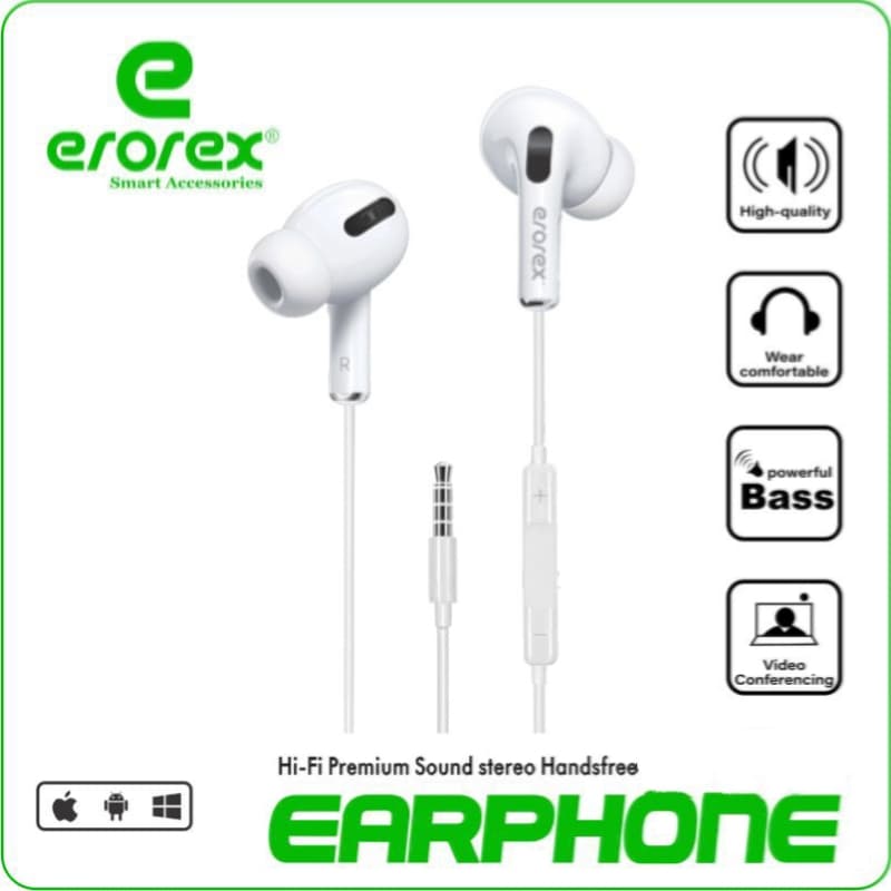 erorex M-13 Super Bass Stereo Earphone