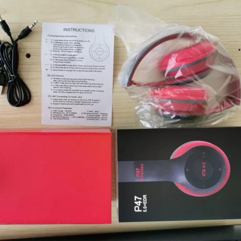 P47 Wireless Bluetooth Headphones