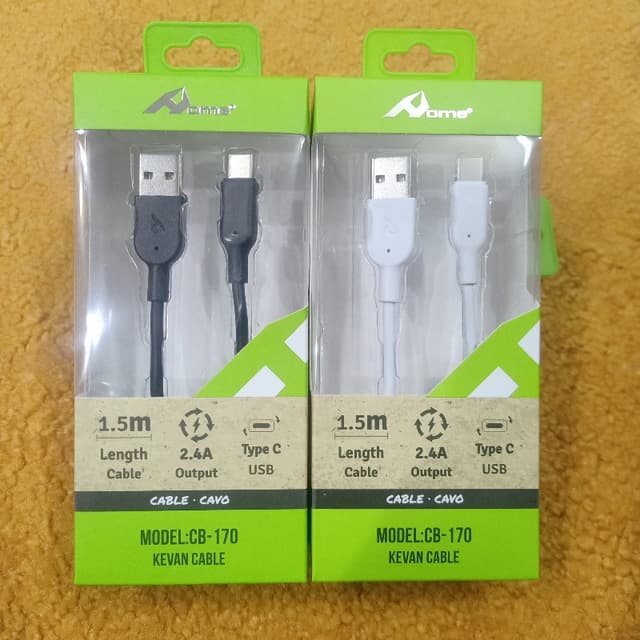 Aome 2.4A 1.5m Type-C Fast Turbo Charging Cable
