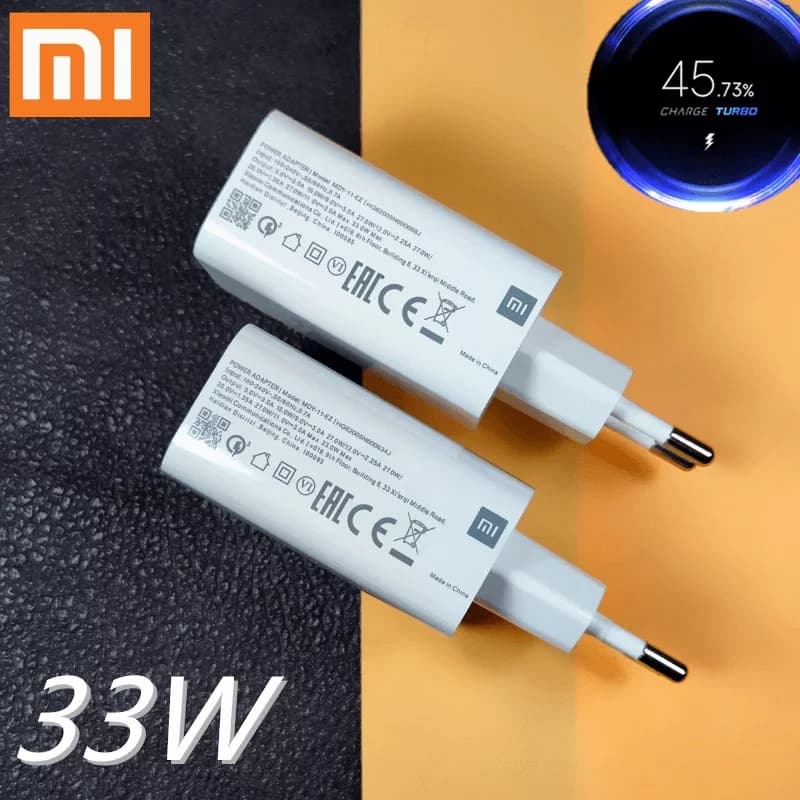 XIAOMI Charger 33W Original Fast Charger Turbo