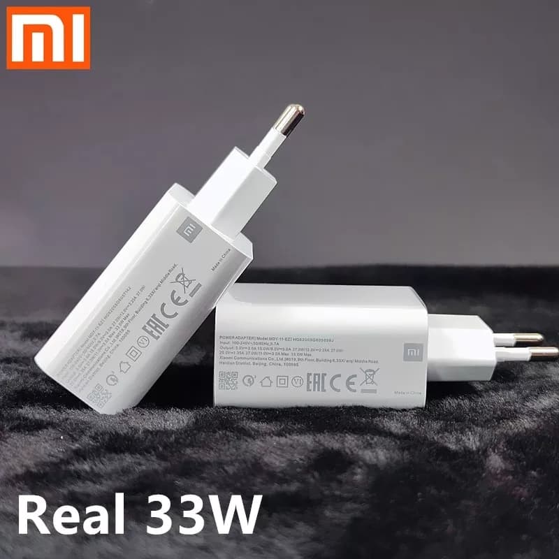 XIAOMI Charger 33W Original Fast Charger Turbo