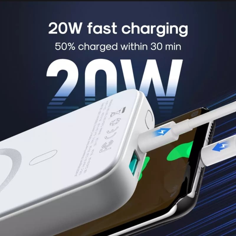 Joyroom Power Bank 10000mAh Magnetic Wireless Charging Powerbank 20W For iP