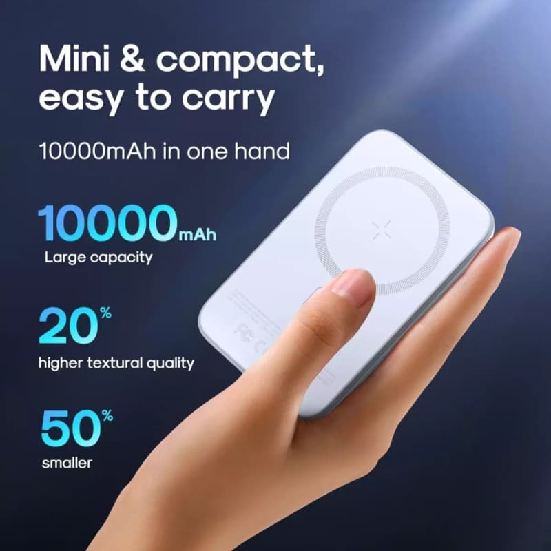 Joyroom Power Bank 10000mAh Magnetic Wireless Charging Powerbank 20W For iP