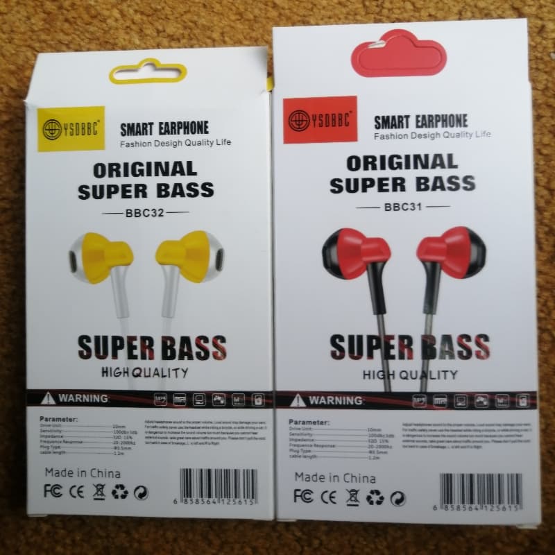YSD BBC31 & BBC32 Smart Earphone Fashion Design Quality Life Super Bass Sou