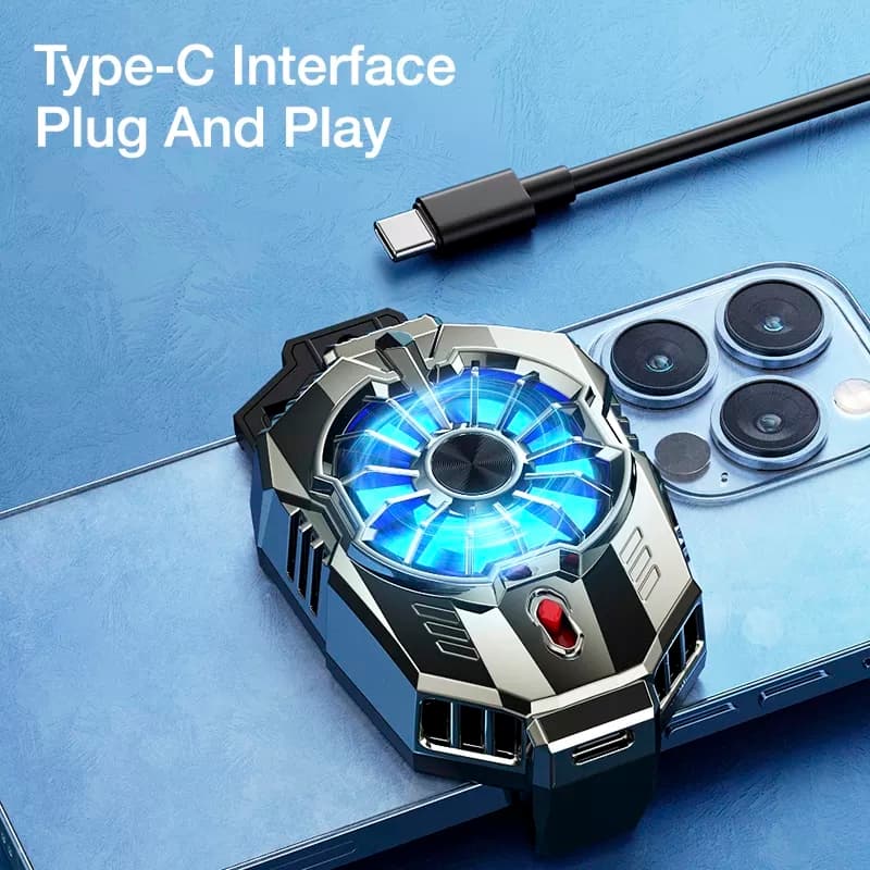 DAMILE Portable Mobile Phone Radiator Phone Cooling Fan Case X20 For PUGB P