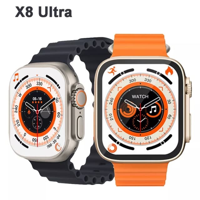 Original Ultra Smartwatch X8 Ultra Smart Watch Men Series 8 NFC Monitor Blu