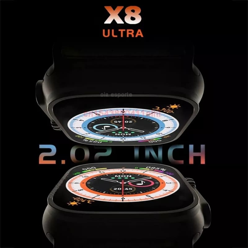 Original Ultra Smartwatch X8 Ultra Smart Watch Men Series 8 NFC Monitor Blu