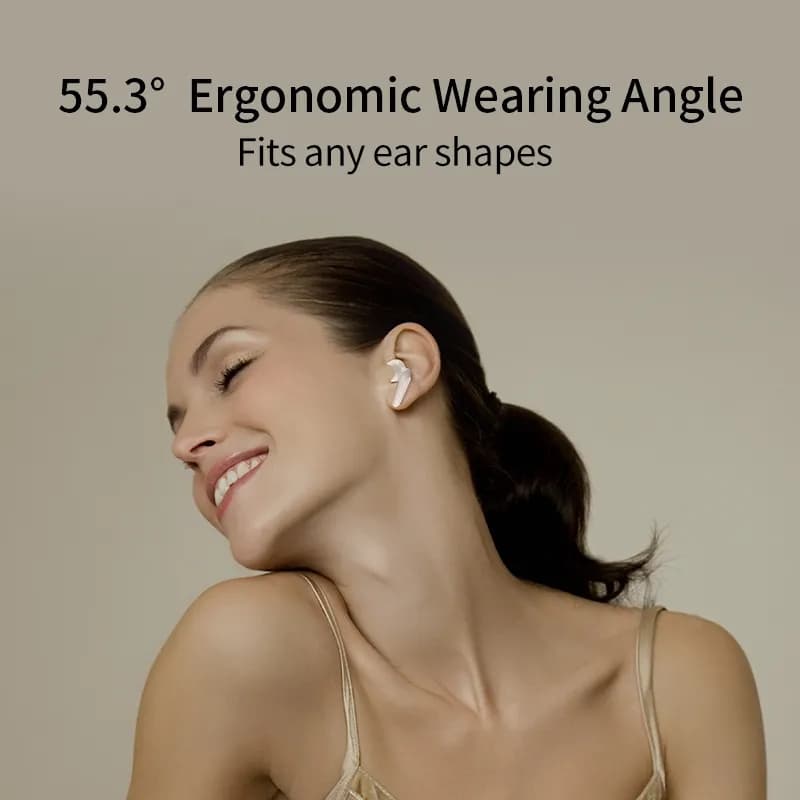 Tribit FlyBuds 5 TWS True Wireless Bluetooth Earbuds 36H Playtime HiFi Sound Bluetooth 5.0 Earphones Noise Cancelling