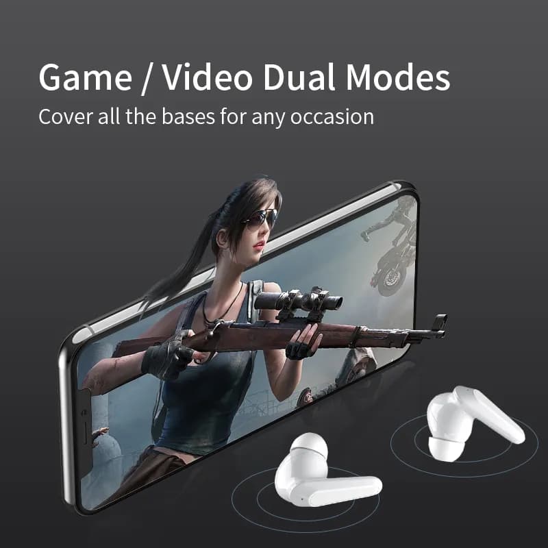 Tribit FlyBuds 5 TWS True Wireless Bluetooth Earbuds 36H Playtime HiFi Sound Bluetooth 5.0 Earphones Noise Cancelling