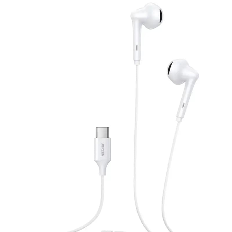 UGREEN Type-C Full Bass Wired Earbuds with Microphone Noise Cancelling HiFi Stereo Audio Sound